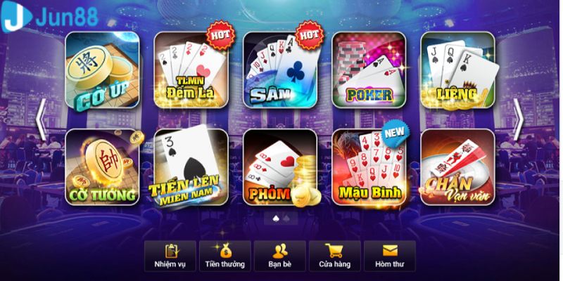 Top game bài thú vị 